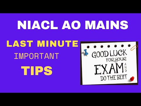 Les Postes Vacants Niacl Ao Et Lic Aao Viendront-Ils Cette Année?