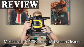 McCulloch MC1230 Handheld Steam Cleaner - Unboxing, Test & Review