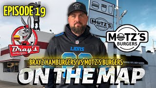 Best Hamburgers in Detroit Brayz vs Motz’s | On The Map with Ryan Jay