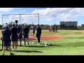 Kameron Misner Batting Practice Tampa Bay Rays Charlotte Sports Park Port Charlotte FL 2/15/25