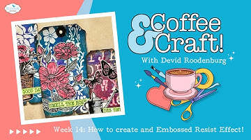 How to Create an Embossed Resist Effect!