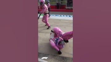Thumbnail of Lance Stroll's Crazy Pit Stop Drama! #Shorts