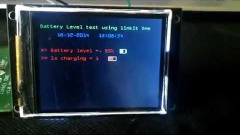 DisplayTest LinkIt One
