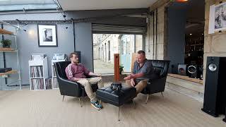 Alex Brady from Nordost in conversation with Chris Lusby at Loud & Clear in Edinburgh.
