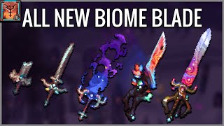 All New Biome Blade Upgrades & Weapons  Terraria Calamity Mod v1.5.1