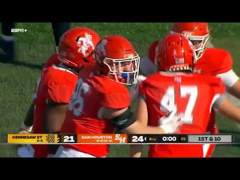 Sam Houston State Wins A Football Game At Long Last