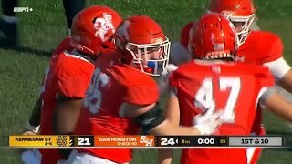 Sam Houston State wins a football game at long last