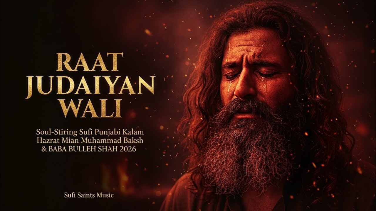 “Raat Judaiyan Wali” | Soul-Stirring Sufi Punjabi Kalam | Mian Muhammad Baksh 2026 Sufi Saints Music