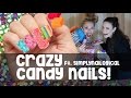 CRAZY 'EDIBLE' CANDY NAILS! ft SIMPLYNAILOGICAL