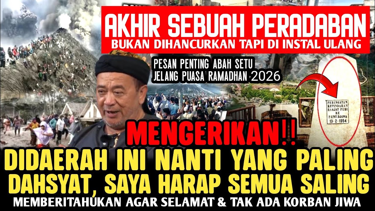 ASTAGHFIRULLAH!! Ternyata Ini Yang Akan Terjadi, Pantas Abah Setu Menghimbau Semua Untuk Waspada