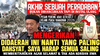 OH MY GOD!! So This Is What Will Happen, No Wonder Abah Setu Urged Everyone to Be Alert