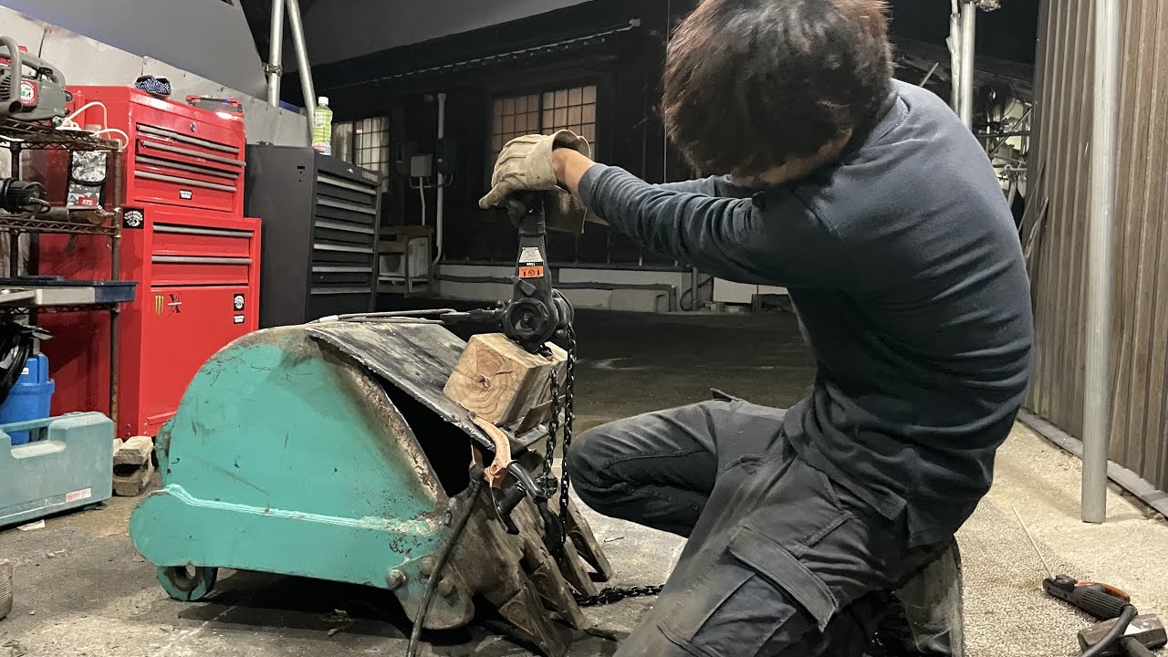 ９ミリ鉄板を曲げていく！バケット底板張替え修理【excavator】