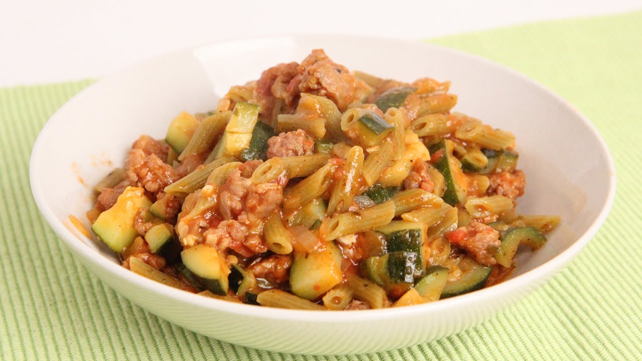 ⁣One Pot Pasta with Sausage & Zucchini - Laura Vitale - Laura in the Kitchen Episode 903
