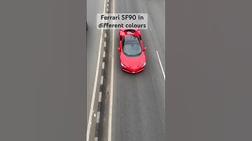 Ferrari SF90 stradale in diferent colors in Bangalore #viral #shorts #short #youtubeshorts #video