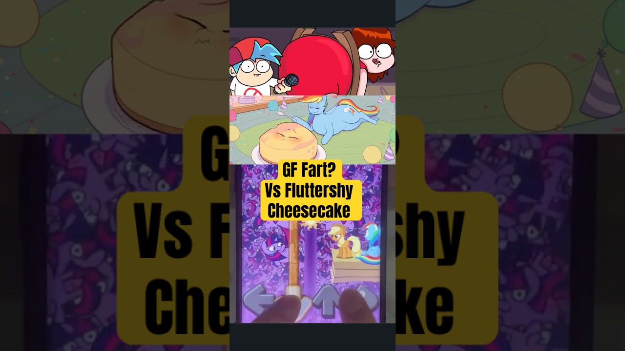 Brrrt! FNF GF Fart sound VS Fluttershy cheesecake - FNF Mobile Mod 