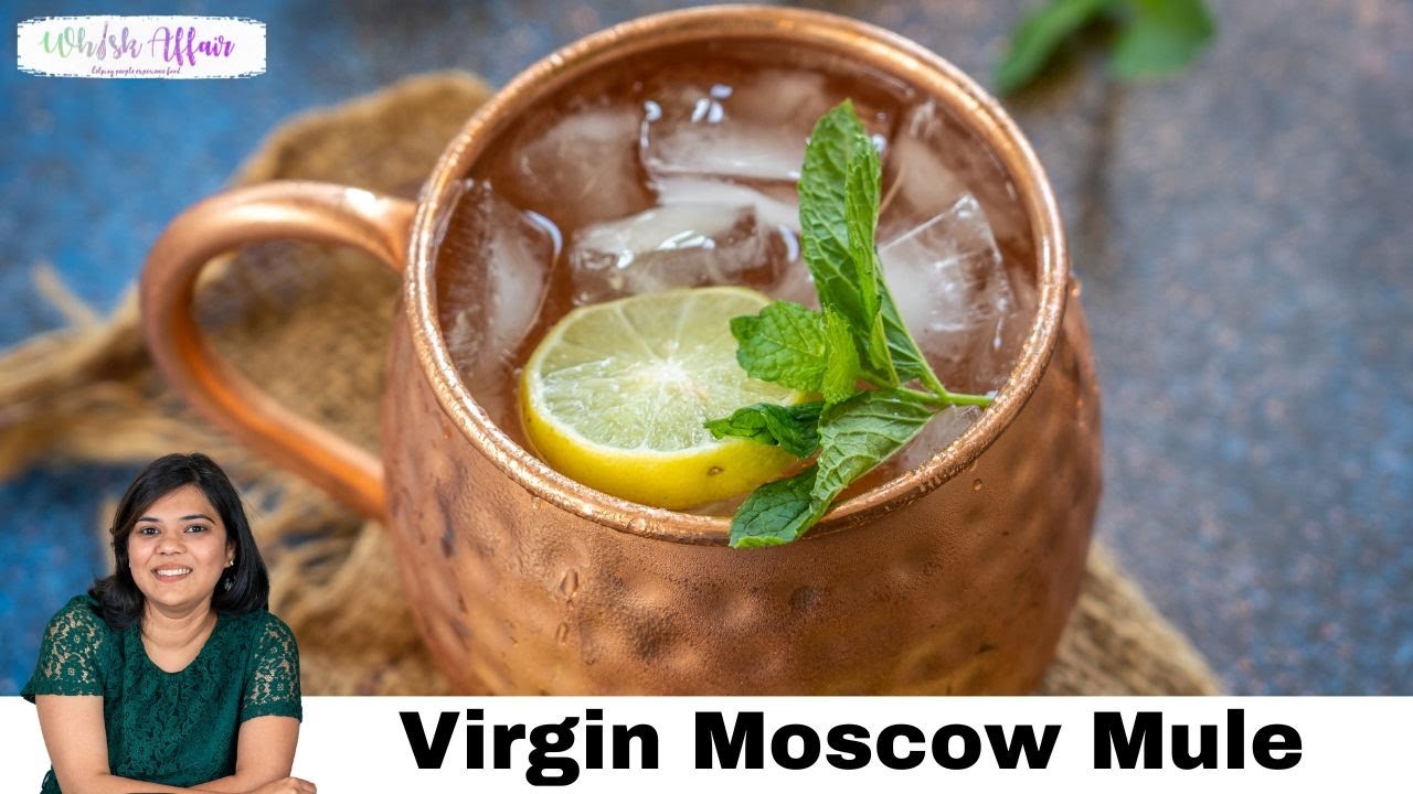 Virgin Moscow Mule - BEST Easy Ginger Beer Mocktail Recipe