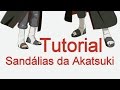 Tutorial Sandália da Akatsuki - Dicas de Cosmaker