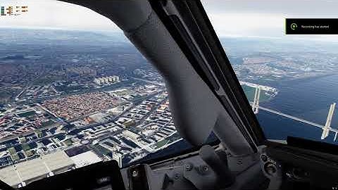 Prepar3d v5.1HF1 | 4K | Fun over Lisbon in the 737 | Visual approach