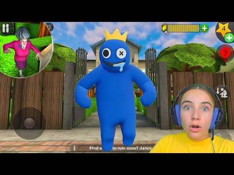 СИНИЙ ВХОДИТ в ДОМ МИСС ТИ Злая Учительница Scary Teacher 3D