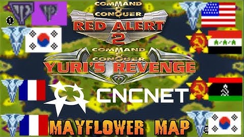 cncnet red alert 2 yuri revenge ra 2 Mayflower map 2 vs 2 vs 2 vs 2