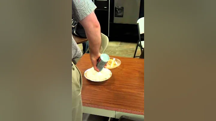 Dale gets a pie in the face