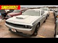 Copart Walk Around 2-2-22 + SMASHED Hemi Challenger!