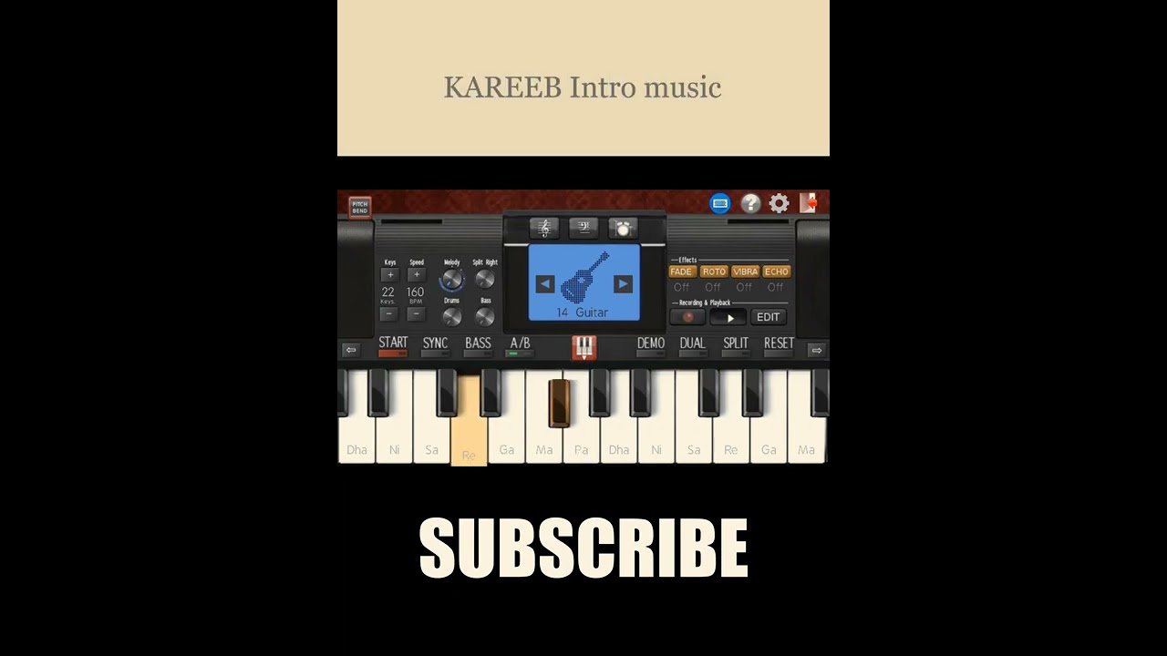 KAREEB intro guitar music | Mass BGM Guru | 