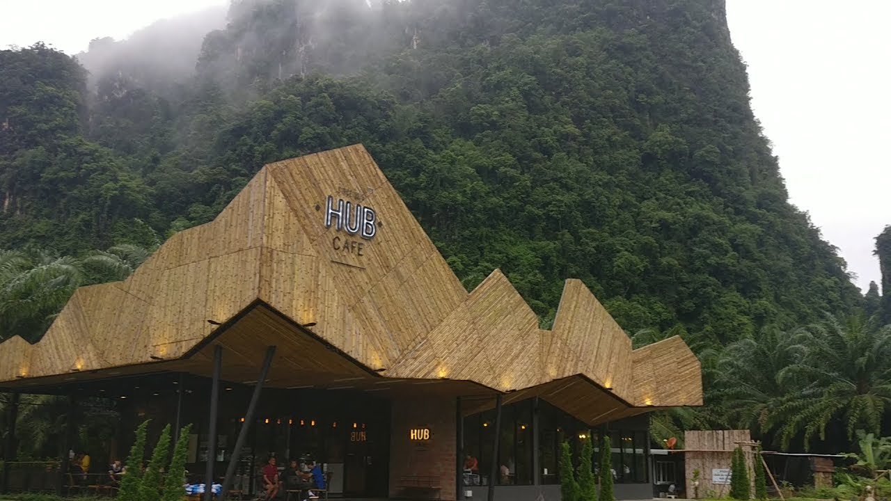 Thailand Day 4 Krabi Ride to Hot spring, Hub Cafe and Banana