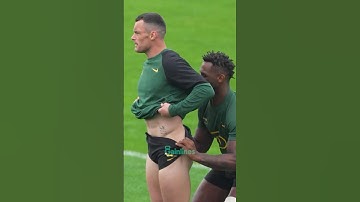 Rugby training with the World Champion Springboks 🏆 #rugby