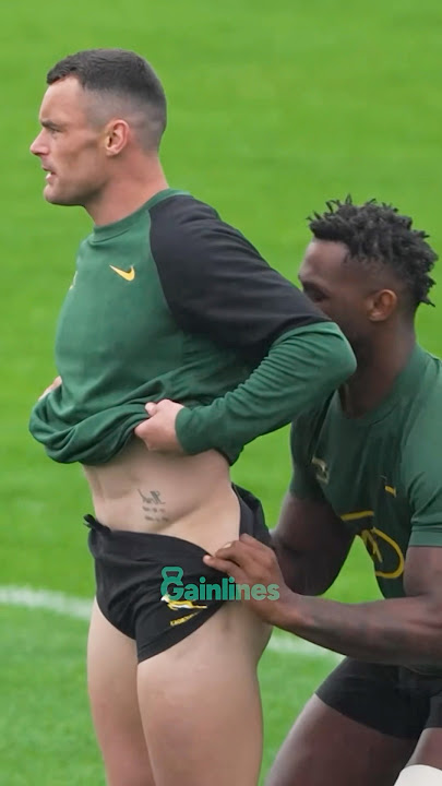 Rugby training with the World Champion Springboks 🏆 #rugby