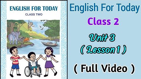 Class 2 English Book 2024 |  Unit 3 ( Lesson 1) | Full Video  | Commands , Instructions and Requests