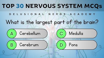 Nervous System 30 MCQs | Easy to Hard