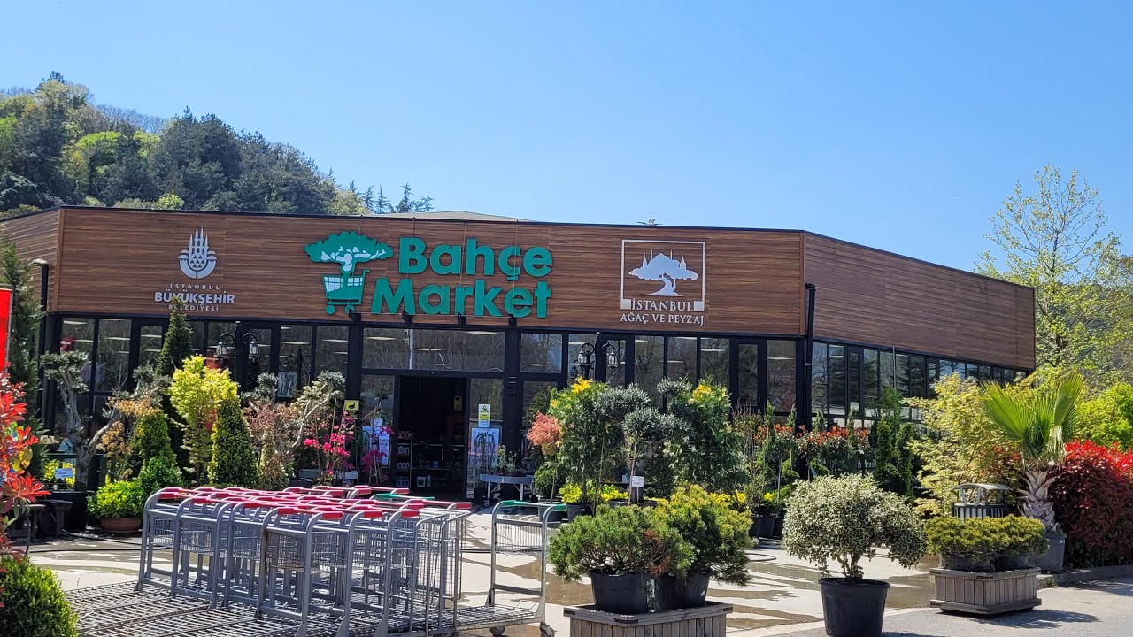 Bahçe Market Gezisi ve Aldığım Çiçekler