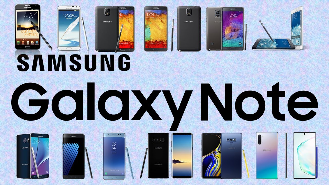 Samsung Galaxy Note Evolution 2011 2020 Youtube