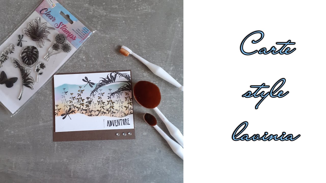 CARTE STYLE LAVINIA AVEC PRODUIT ACTION