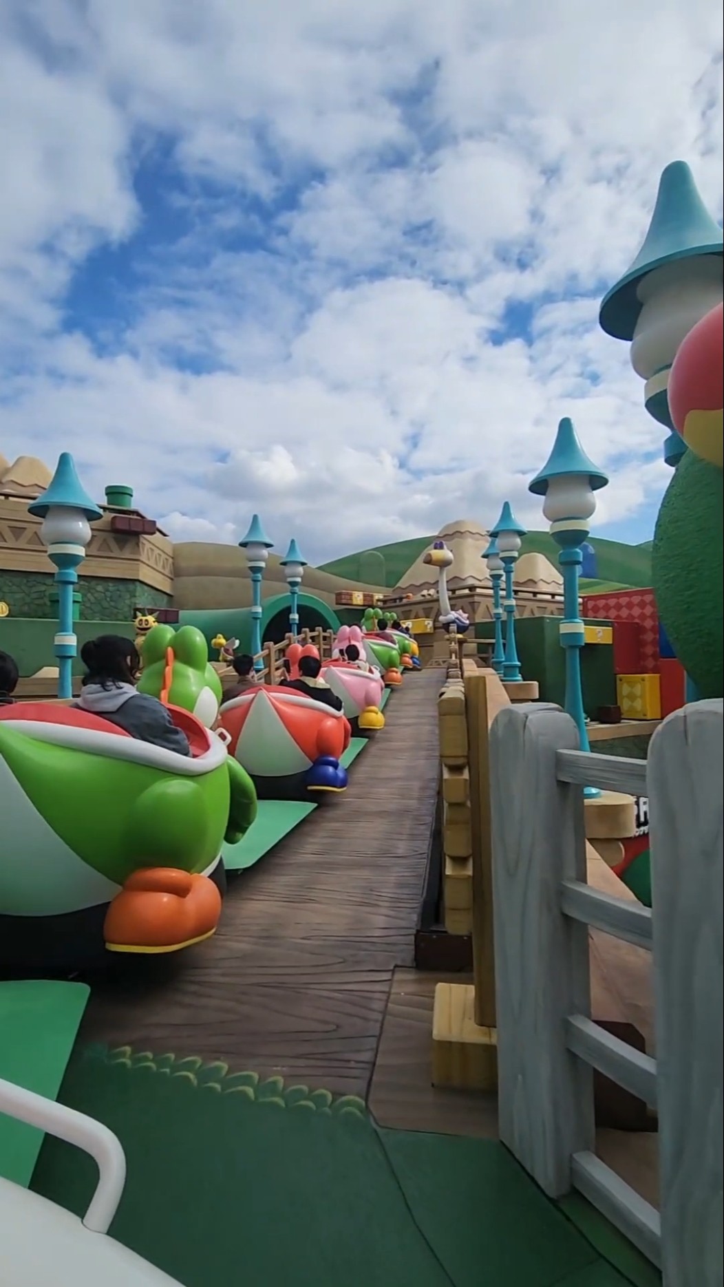 Yoshi's Adventure Ride at Super Nintendo world (Osaka,Japan) - YouTube