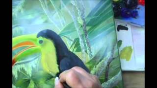 How to Paint Birds Feathers