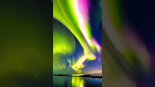 Incredible display of Northern Lights while Camping #shorts #camping #northernlights