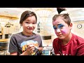 We Did Our BROTHERS MAKEUP!! *SO FUNNY*