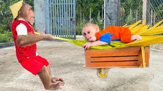 Super funny! Baby monkey secretly did special thing  for CUTIS & the ending 😂