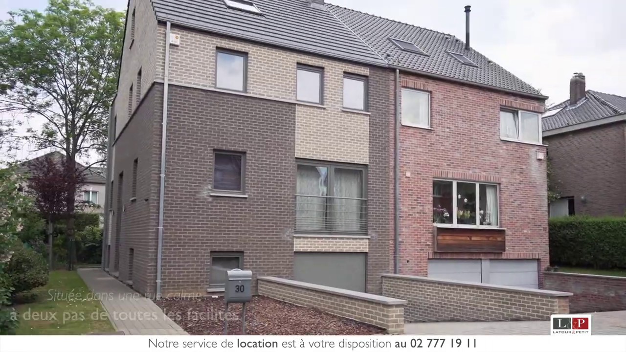 WEZEMBEEK OPPEM À LOUER Belle maison moderne avec jardin à deux pas