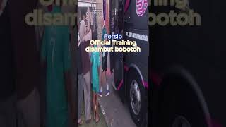 Latihan terakhir Persib lawan Persijap disambut oleh para bobotoh disana #persib #persijap #jepara