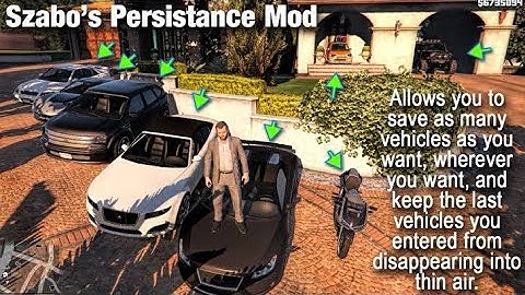 GTA 5 - SAVE YOUR VECHICLE ANY WHERE PERMANENTLY IN GTA 5 || SZABO MOD || HINDI || 2020
