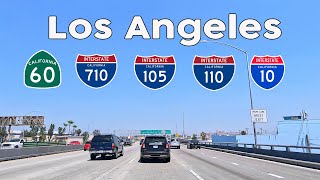 Exploring LA's Freeways: A Drive Along Interstate 710, 105, 110, 10, and SR60 | California Driving