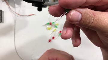 Inserting the LEDs - Electronic and Programming Merit Badge Kit - Spinner