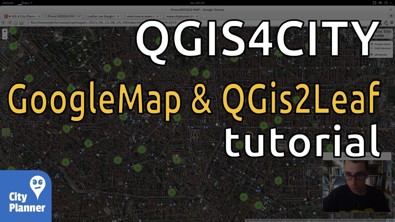 Carica Google Maps in QGis2Leaf output
