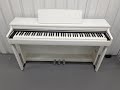 Kawai cn27 digital piano in satin white finish stock number 24085