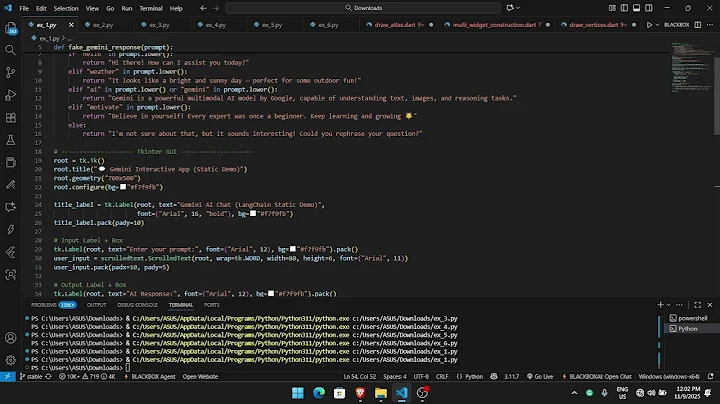 Building a Prompt Based Interaction System with Gemini API