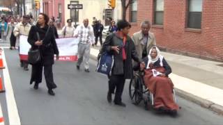 QUEEN MOTHER AMELIA BOYNTON ROBINSON LEADS PARADE IN ALLENTOWN, PA.