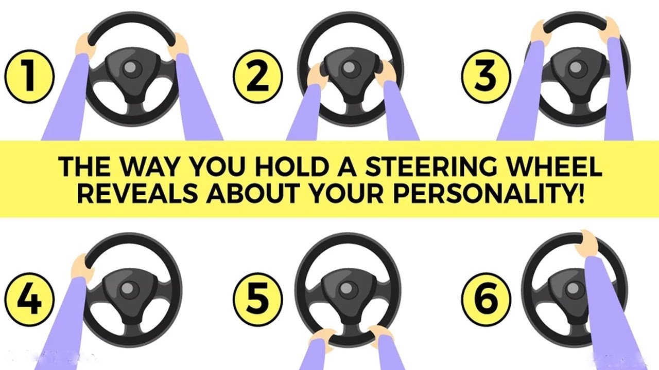 The Way You Hold A Steering Wheel Reveals THIS About Your Personality! YouTube